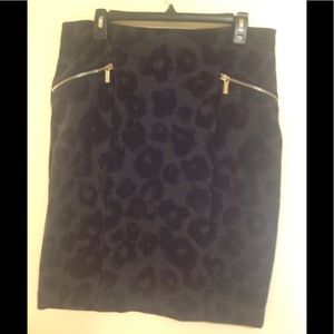 Michael Kors skirt  knit - silver Kors zippers